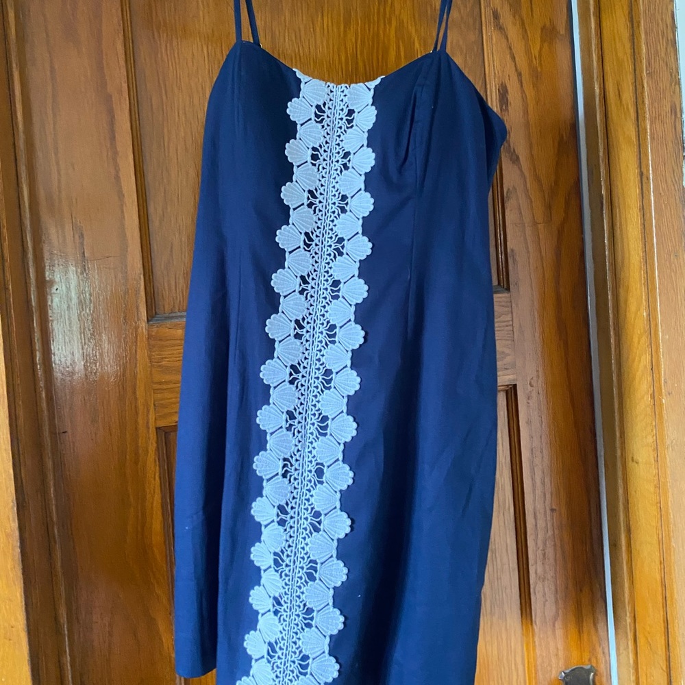 NWT - Lilly Pulitzer Navy Shelli Dress, size 12